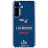 NFL Super Bowl LIII Champions Go Pats Galaxy S25 Plus Clear Case