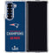 NFL Super Bowl LIII Champions Go Pats Galaxy Z Fold6 Clear Case