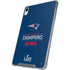NFL Super Bowl LIII Champions Go Pats iPad 11th Gen (2025) Clear Case