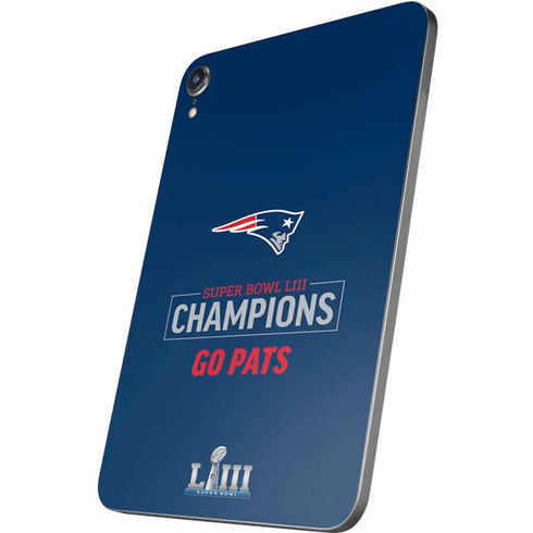 NFL Super Bowl LIII Champions Go Pats Apple iPad Mini Skin