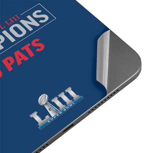 NFL Super Bowl LIII Champions Go Pats Apple iPad Mini Skin