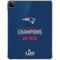NFL Super Bowl LIII Champions Go Pats iPad Pro 11in (2024) Clear Case