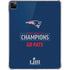 NFL Super Bowl LIII Champions Go Pats iPad Pro 11in (2024) Clear Case