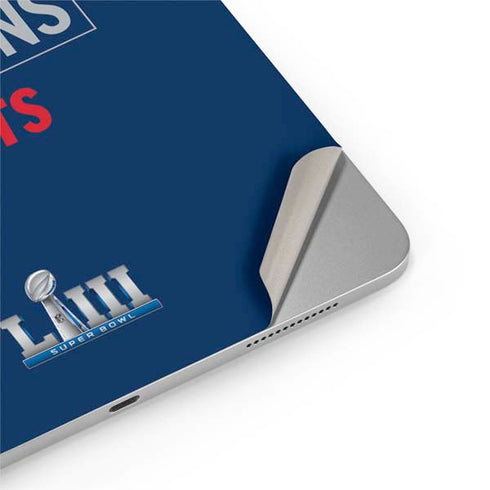 NFL Super Bowl LIII Champions Go Pats iPad Pro 13in M4 (2024) Skin