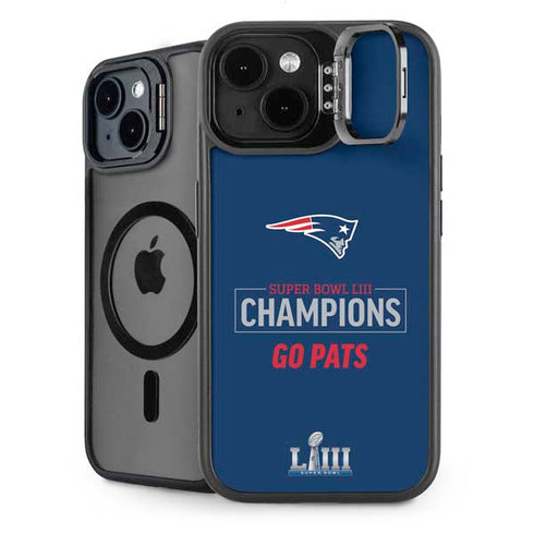 NFL Super Bowl LIII Champions Go Pats iPhone 13 Kickstand Case