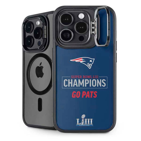 NFL Super Bowl LIII Champions Go Pats iPhone 13 Pro Kickstand Case