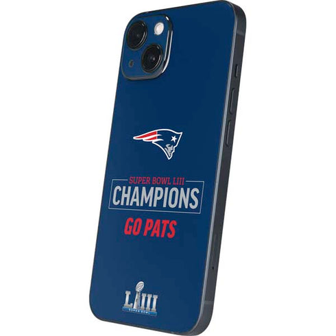 NFL Super Bowl LIII Champions Go Pats iPhone Skins