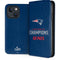 NFL Super Bowl LIII Champions Go Pats iPhone 15 Folio Case