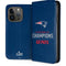 NFL Super Bowl LIII Champions Go Pats iPhone 15 Pro Folio Case