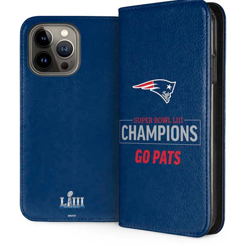 NFL Super Bowl LIII Champions Go Pats iPhone Cases