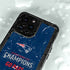 NFL Super Bowl LIII Champions Go Pats iPhone 15 Pro Waterproof Case