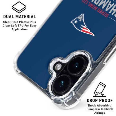 NFL Super Bowl LIII Champions Go Pats iPhone 16 MagSafe Case