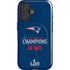 NFL Super Bowl LIII Champions Go Pats iPhone 16 Magsafe Impact Case