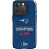 NFL Super Bowl LIII Champions Go Pats iPhone 16 Pro Impact Case
