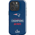 NFL Super Bowl LIII Champions Go Pats iPhone 16 Pro Max Impact Case