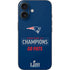 NFL Super Bowl LIII Champions Go Pats iPhone 16 Skin