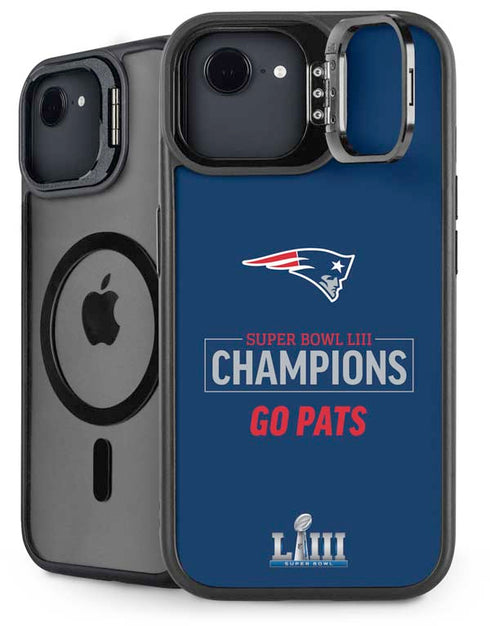 NFL Super Bowl LIII Champions Go Pats iPhone 16e Kickstand Case