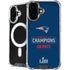 NFL Super Bowl LIII Champions Go Pats iPhone 17 MagSafe Case