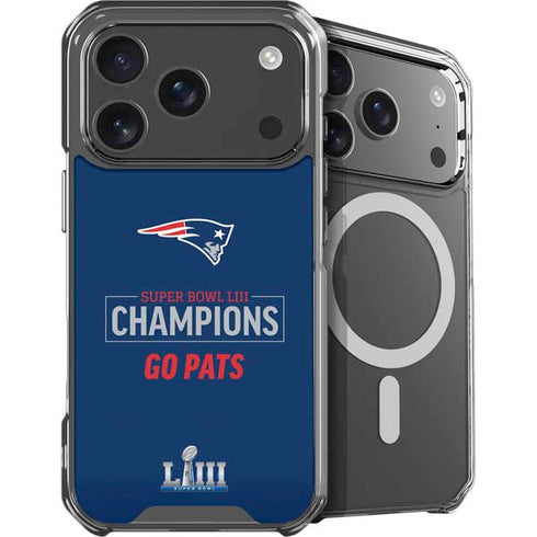 NFL Super Bowl LIII Champions Go Pats iPhone 18 Pro MagSafe Case