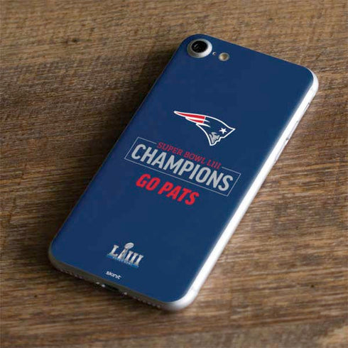 NFL Super Bowl LIII Champions Go Pats iPhone 8 Skin