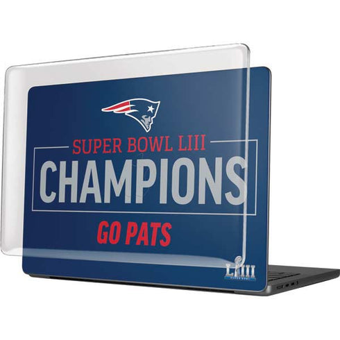 NFL Super Bowl LIII Champions Go Pats MacBook Pro 14in (2021-24) Case plus Skin