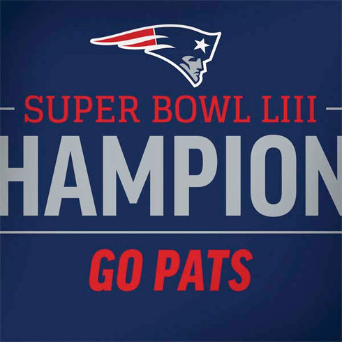NFL Super Bowl LIII Champions Go Pats MacBook Skins