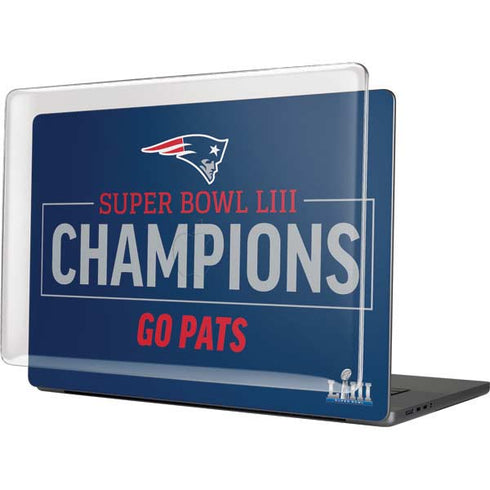 NFL Super Bowl LIII Champions Go Pats MacBook Cases