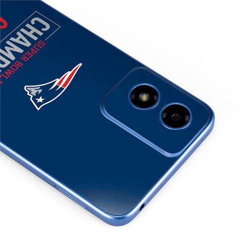 NFL Super Bowl LIII Champions Go Pats Moto G Play 4G (2024) Skin