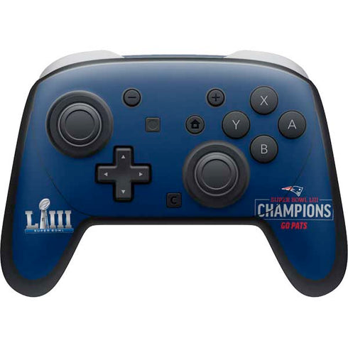 NFL Super Bowl LIII Champions Go Pats Nintendo Skins