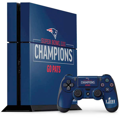 NFL Super Bowl LIII Champions Go Pats PlayStation PS4 Skins