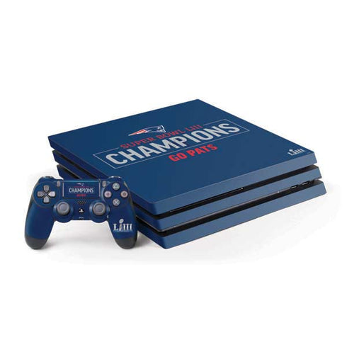 NFL Super Bowl LIII Champions Go Pats PlayStation PS4 Skins