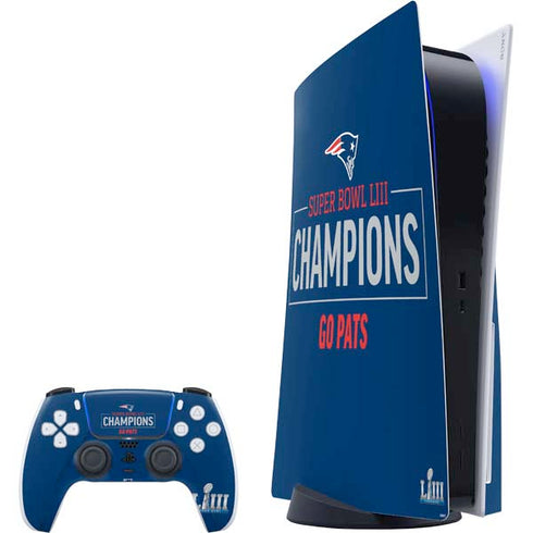 NFL Super Bowl LIII Champions Go Pats PlayStation PS5 Skins