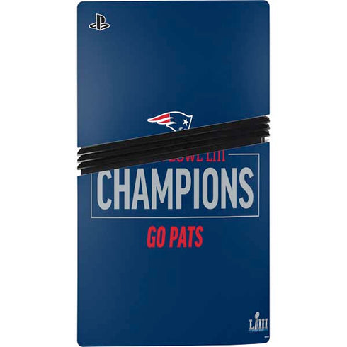 NFL Super Bowl LIII Champions Go Pats PS5 Pro Console Skin
