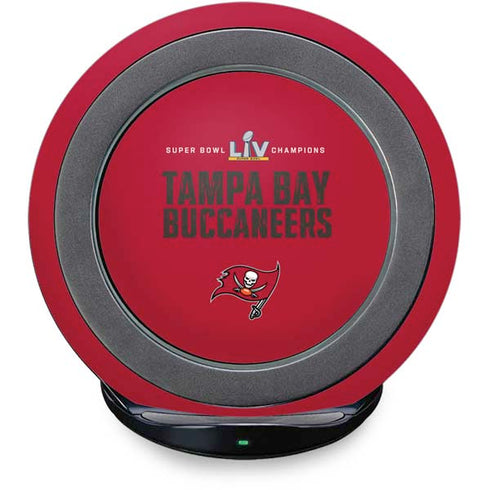 NFL Super Bowl LV Champions Tampa Bay Buccaneers Fast Charge Wireless Charging Stand Skin