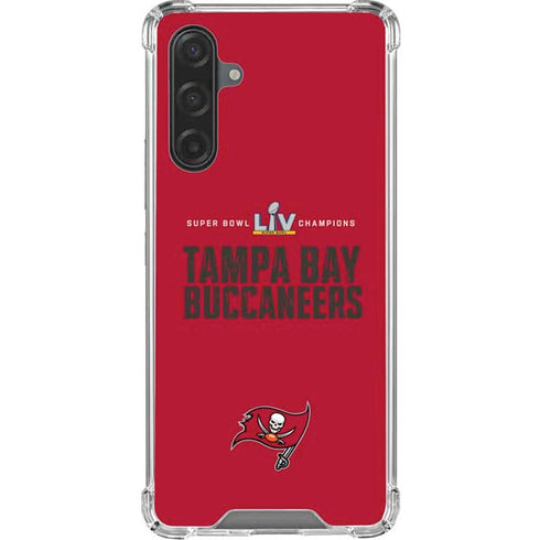 NFL Super Bowl LV Champions Tampa Bay Buccaneers Galaxy A17 Clear Case