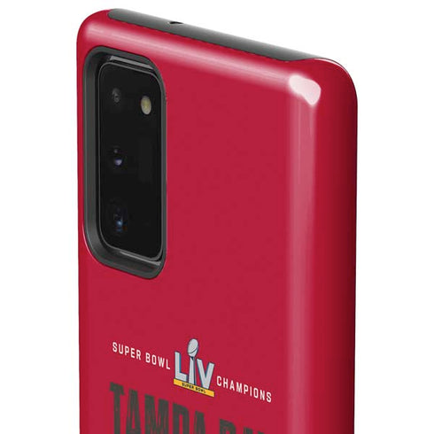 NFL Super Bowl LV Champions Tampa Bay Buccaneers Galaxy Note20 5G Pro Case