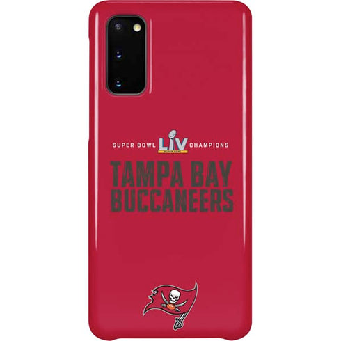 NFL Super Bowl LV Champions Tampa Bay Buccaneers Galaxy S20 Lite Case