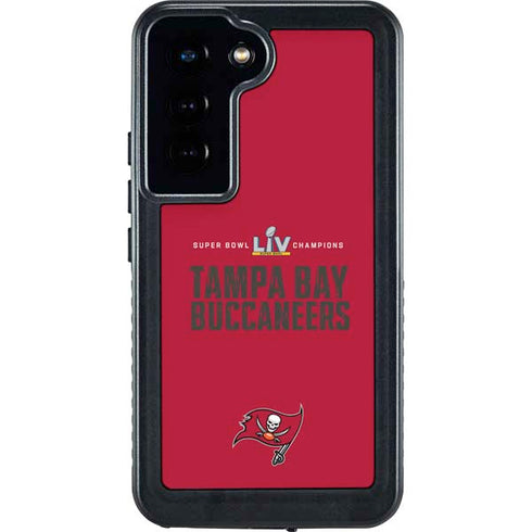 NFL Super Bowl LV Champions Tampa Bay Buccaneers Galaxy S24 Waterproof Case