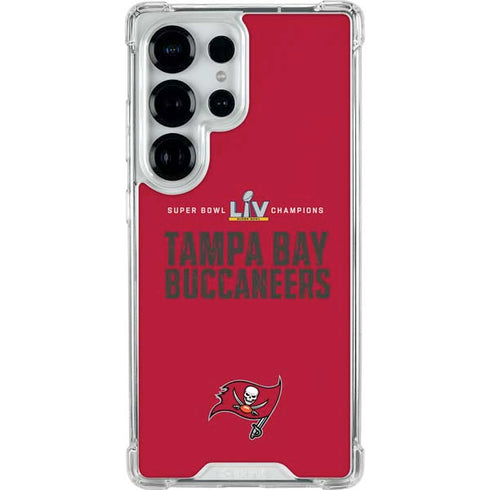 NFL Super Bowl LV Champions Tampa Bay Buccaneers Galaxy S25 Ultra Clear Case