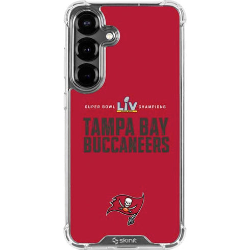 NFL Super Bowl LV Champions Tampa Bay Buccaneers Galaxy S26 Clear Case