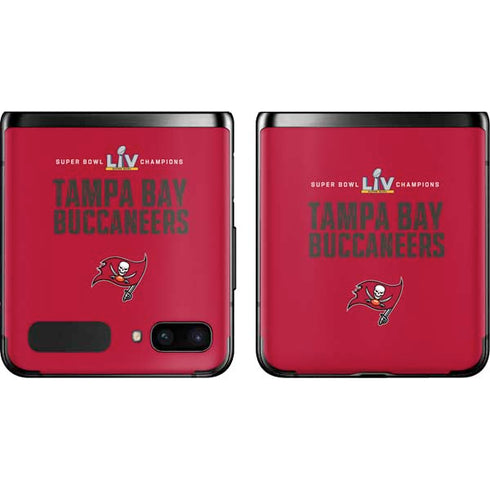 NFL Super Bowl LV Champions Tampa Bay Buccaneers Galaxy Z Flip Skin