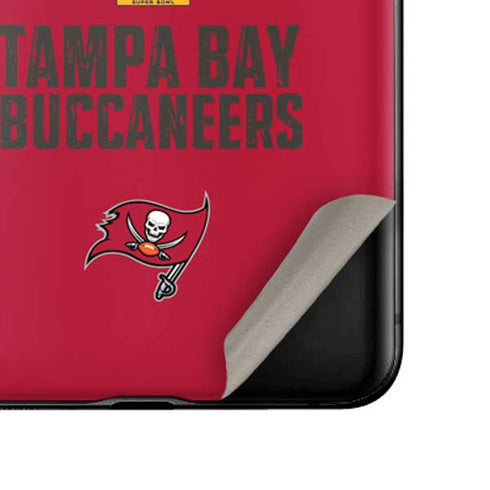 NFL Super Bowl LV Champions Tampa Bay Buccaneers Galaxy Z Flip Skin
