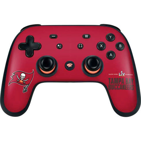 NFL Super Bowl LV Champions Tampa Bay Buccaneers Google Stadia Controller Skin
