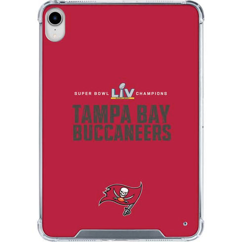 NFL Super Bowl LV Champions Tampa Bay Buccaneers iPad 11th Gen (2025) Clear Case