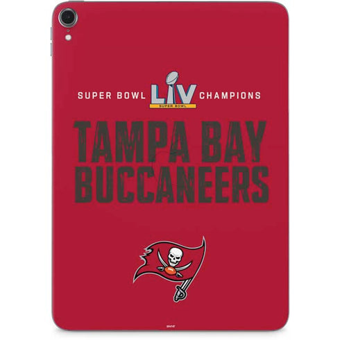 NFL Super Bowl LV Champions Tampa Bay Buccaneers Apple iPad Pro Skin