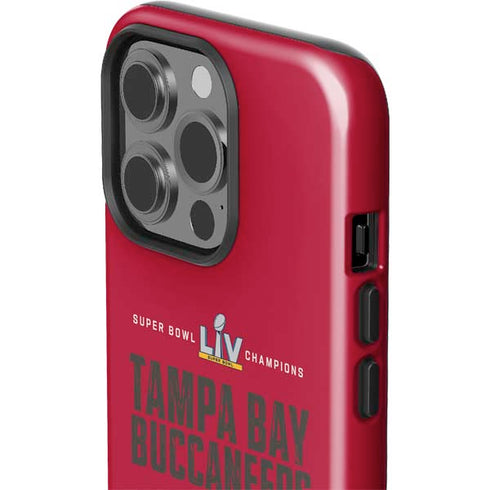 NFL Super Bowl LV Champions Tampa Bay Buccaneers iPhone 15 Pro Impact Case