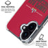NFL Super Bowl LV Champions Tampa Bay Buccaneers iPhone 16 Clear Case