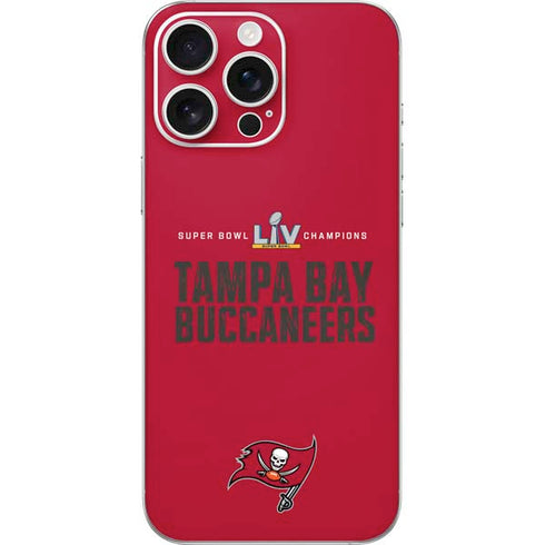 NFL Super Bowl LV Champions Tampa Bay Buccaneers iPhone 16 Pro Max Skin