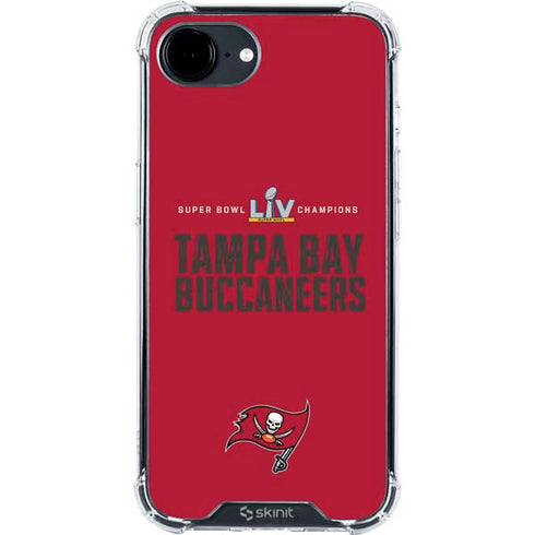 NFL Super Bowl LV Champions Tampa Bay Buccaneers iPhone 16e Clear Case