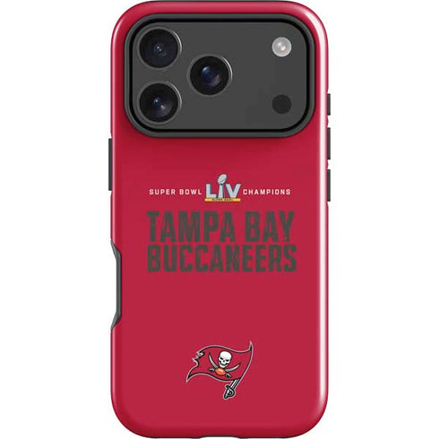 NFL Super Bowl LV Champions Tampa Bay Buccaneers iPhone 18 Pro Impact Case